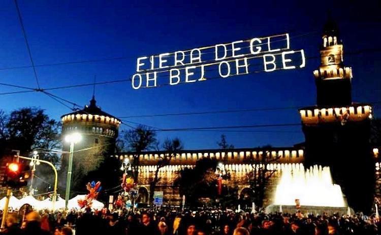 uno degli eventi di Natale a Milano è la fiera Oh bej oh bej
